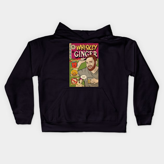 Whiskey Ginger Kids Hoodie by Baddest Shirt Co.